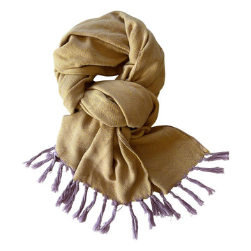 Unser Angebot im April Baumwolltuch lila/corn Pastell - VACA VACA