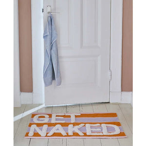 Badematte GET NAKED orange lila