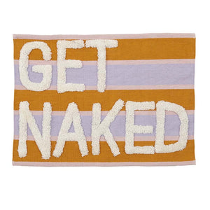 Badematte GET NAKED orange lila