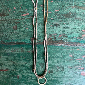 Kette Heartstring sand ecru - VACA VACA