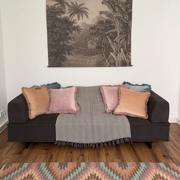 Tagesdecke Stripes Grau
