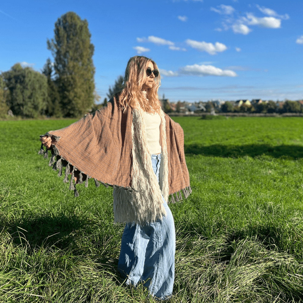 VACA VACA Baumwolltuch sand - VACA VACA