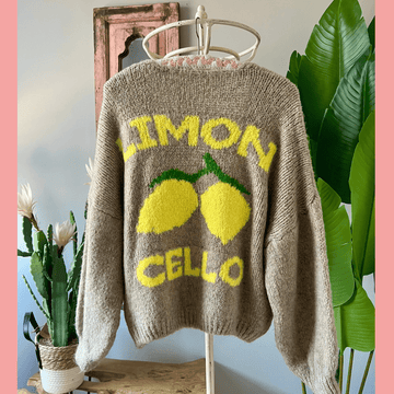 Oversize - Strickjacke Limoncello - VACA VACA