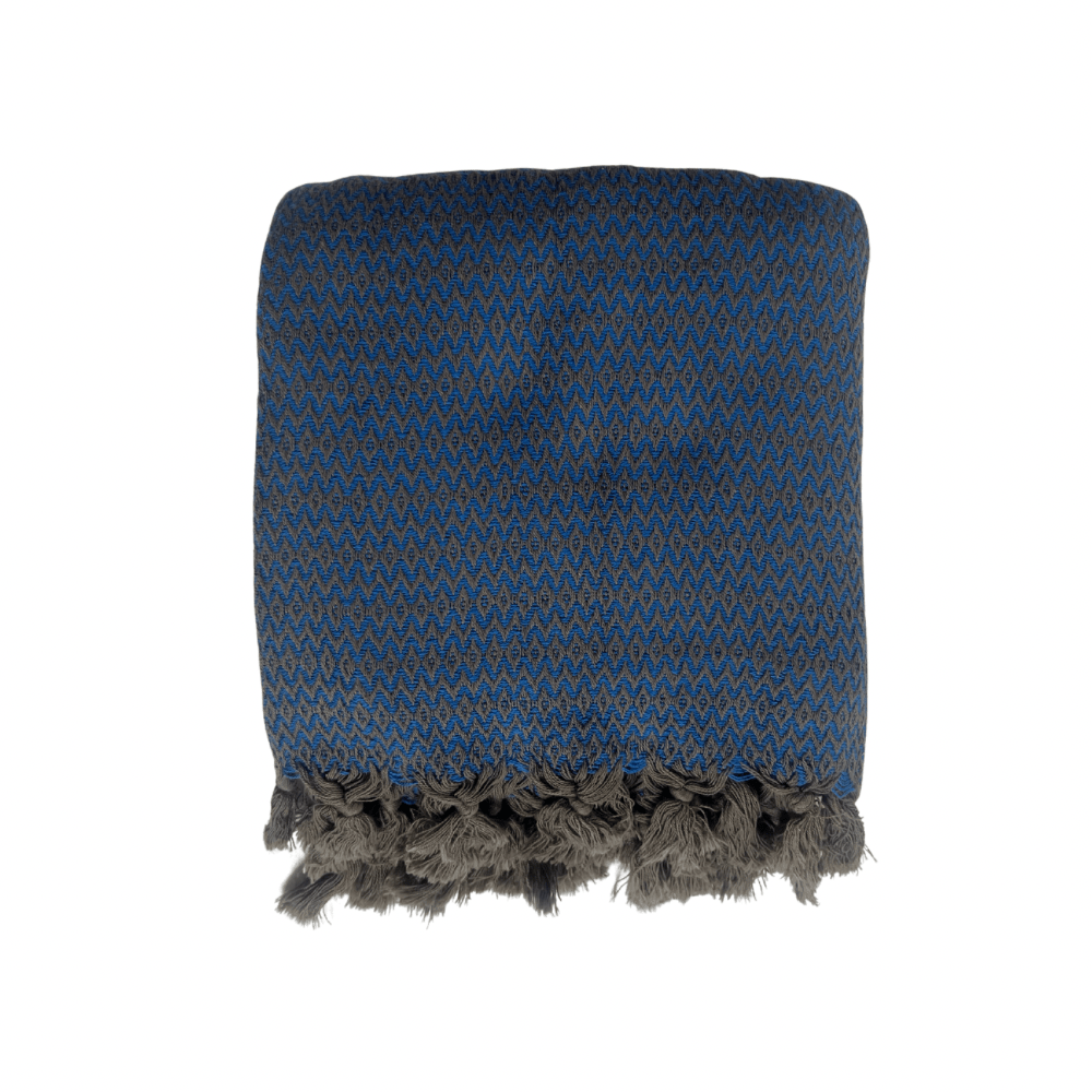 VACA VACA Baumwolltuch Diamant blau - VACA VACA