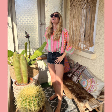 Bluse Greek Style - VACA VACA