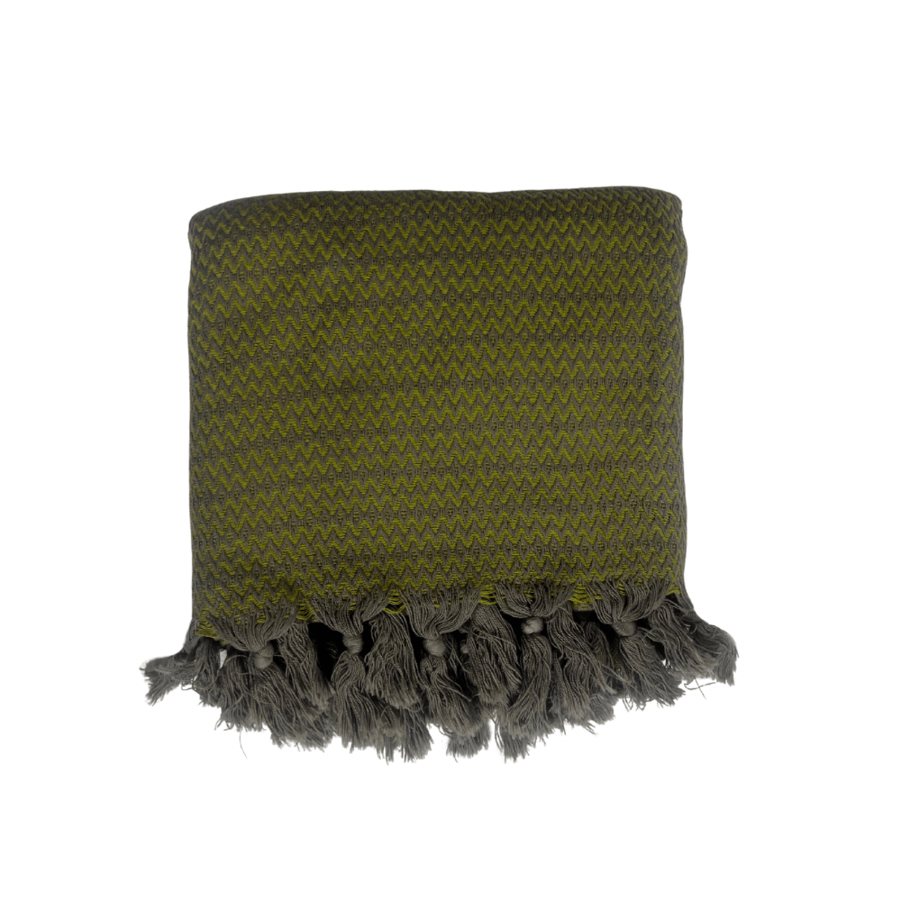 VACA VACA Baumwolltuch gelbgrün - VACA VACA