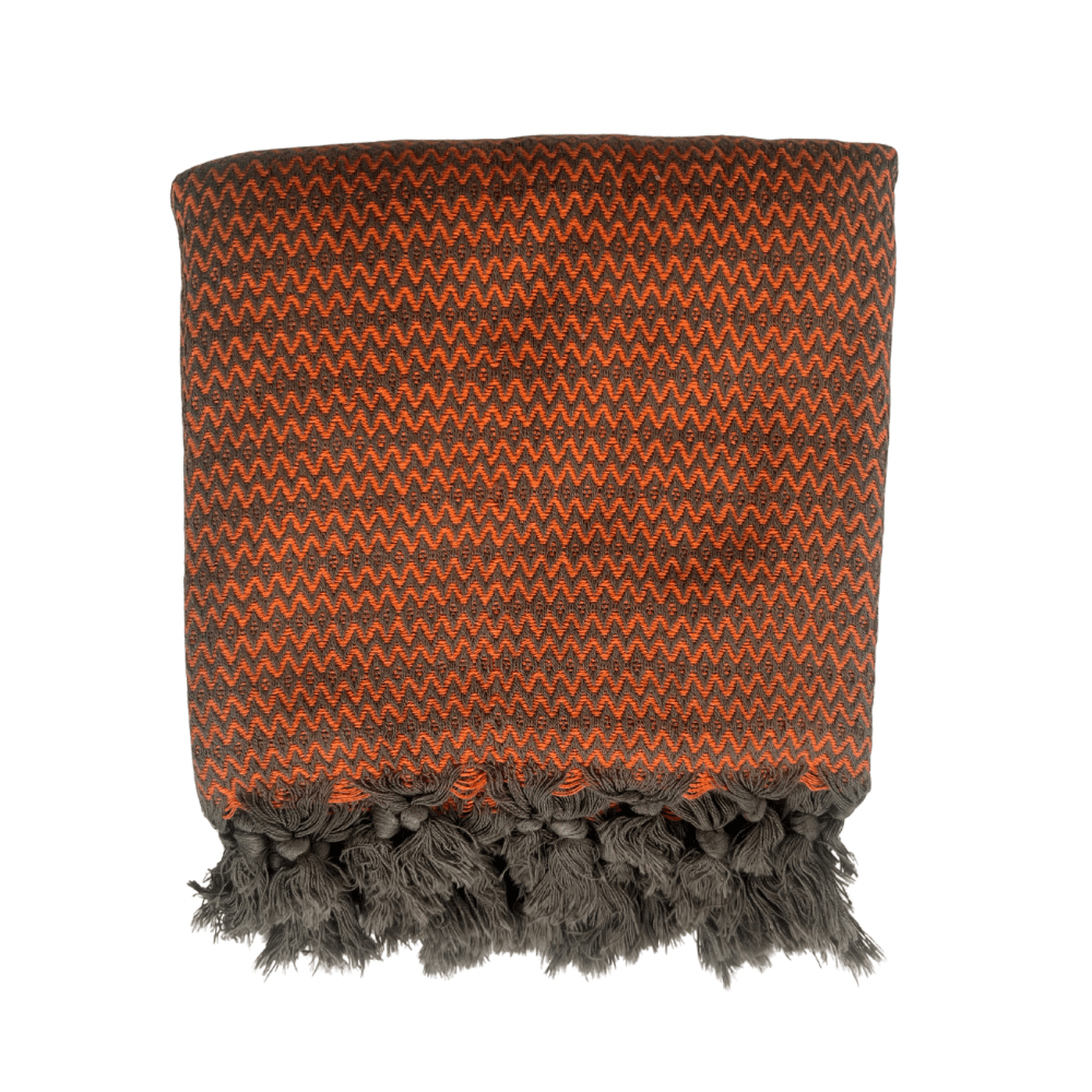 VACA VACA Baumwolltuch Diamant Orange - VACA VACA