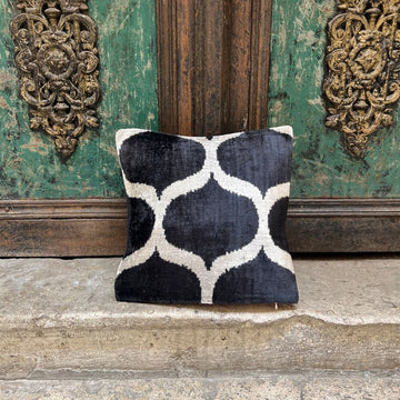 Set " Kissenhüllen Ikat - Samt - VACA VACA
