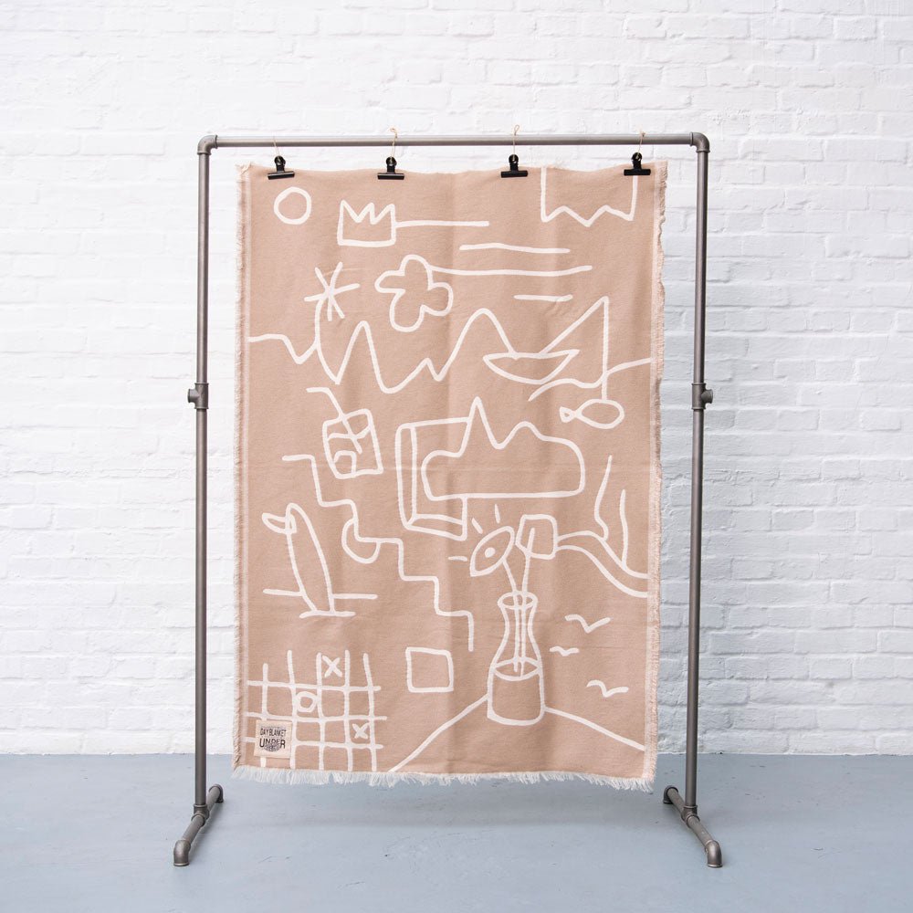 gewebte Tagesdecke Outdoordiary limitiert - VACA VACA
