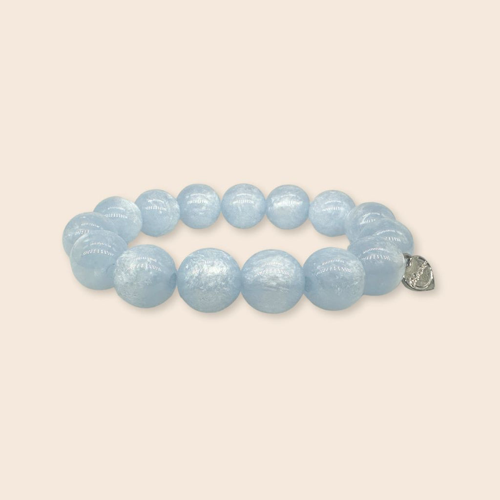 Perlenarmband Coloristers Lucina in hellblau - VACA VACA