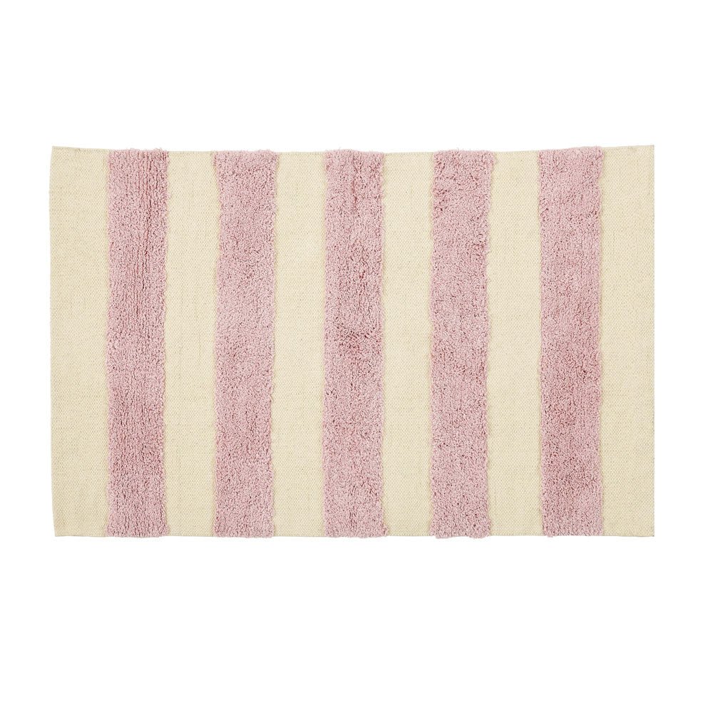 Badematte/Teppich Sugar rosa/naturweiss 60x90 - VACA VACA