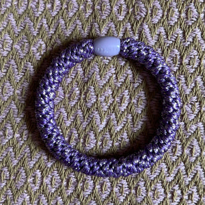 Kknekki hair tie Lilac glitter 1731