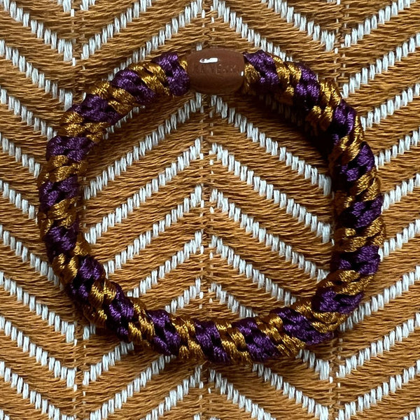 Kknekki hair tie golden violet 1737