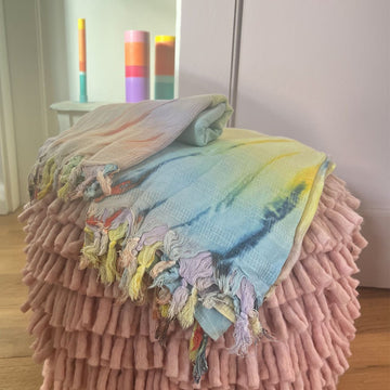 Batiktuch Pastell bunt - VACA VACA
