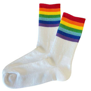 Geschenkset Socken-Box Rainbow