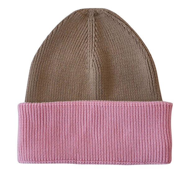 Mütze Baumwolle Color Blocking Dune Saum in rosa VA002_13