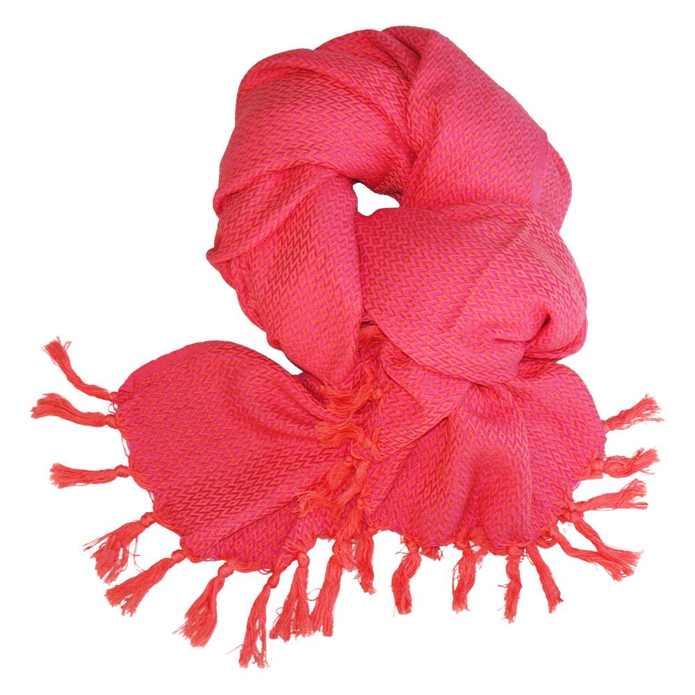 Baumwolltuch - Baumwolltuch Fuchsia/coral 1863 H